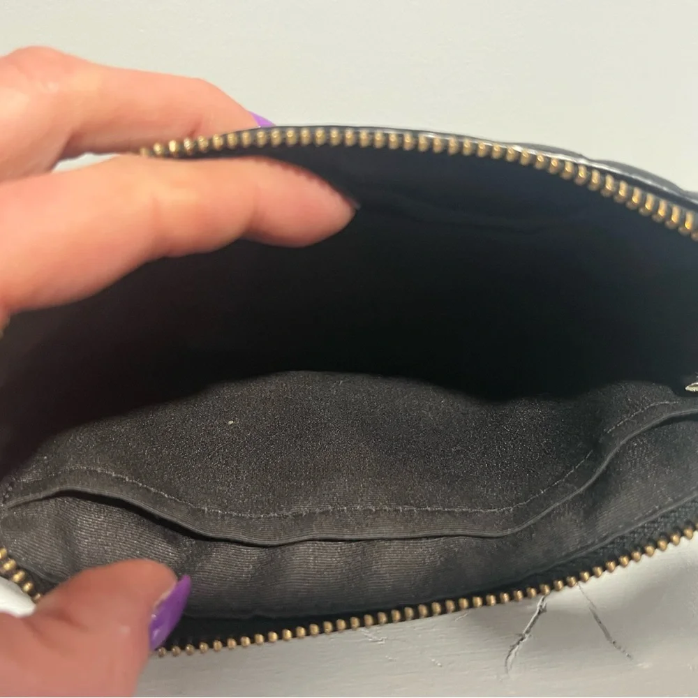 Coach Nolita 19 Quilted Leather Wristlet – Black & Gold Hardware - Picture 10 of 13